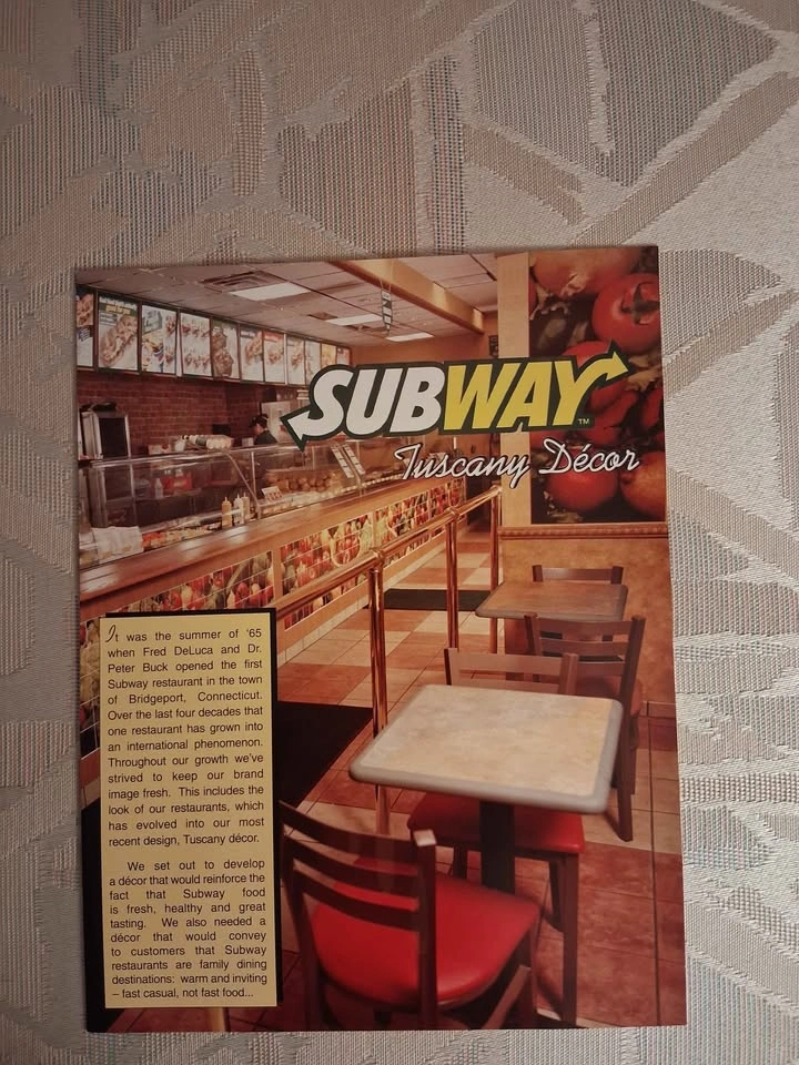 Vintage 2002 Subway Fast Food Franchise Informational Packet - photo 5