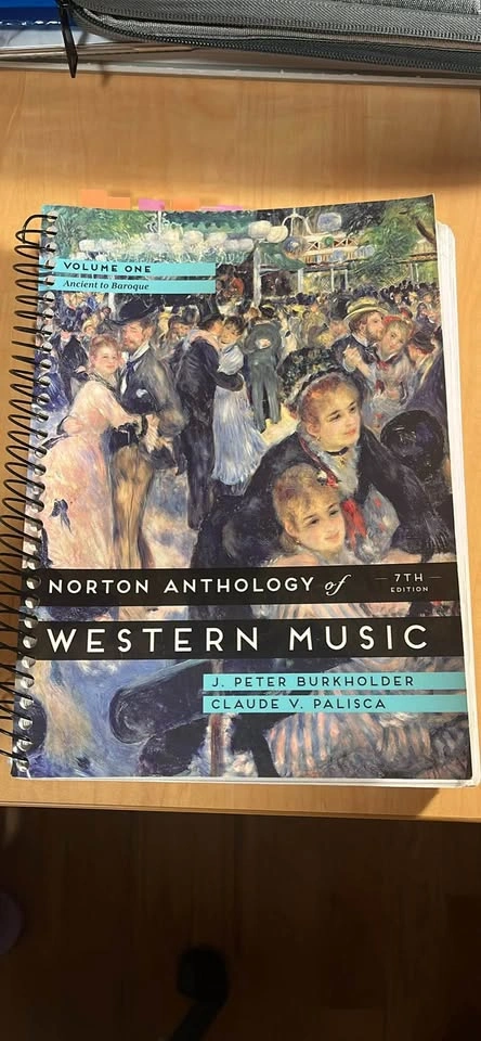 Norton Anthology of Western Music (7th Edition) - Ancient to Bar