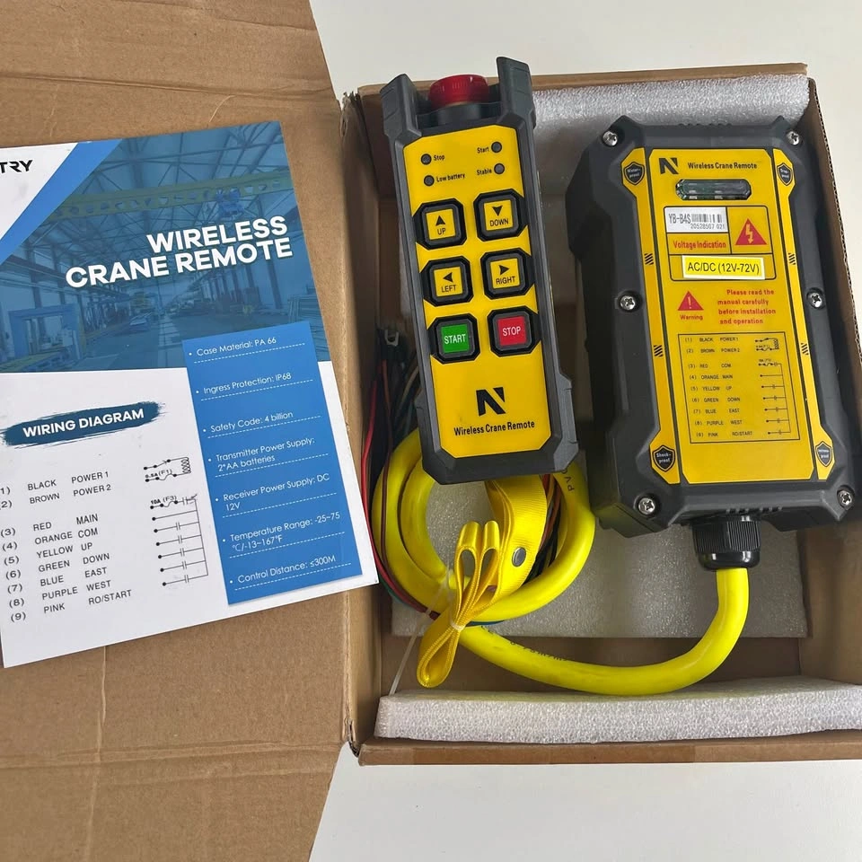 Wireless Crane Control, 12V Industrial Crane Control