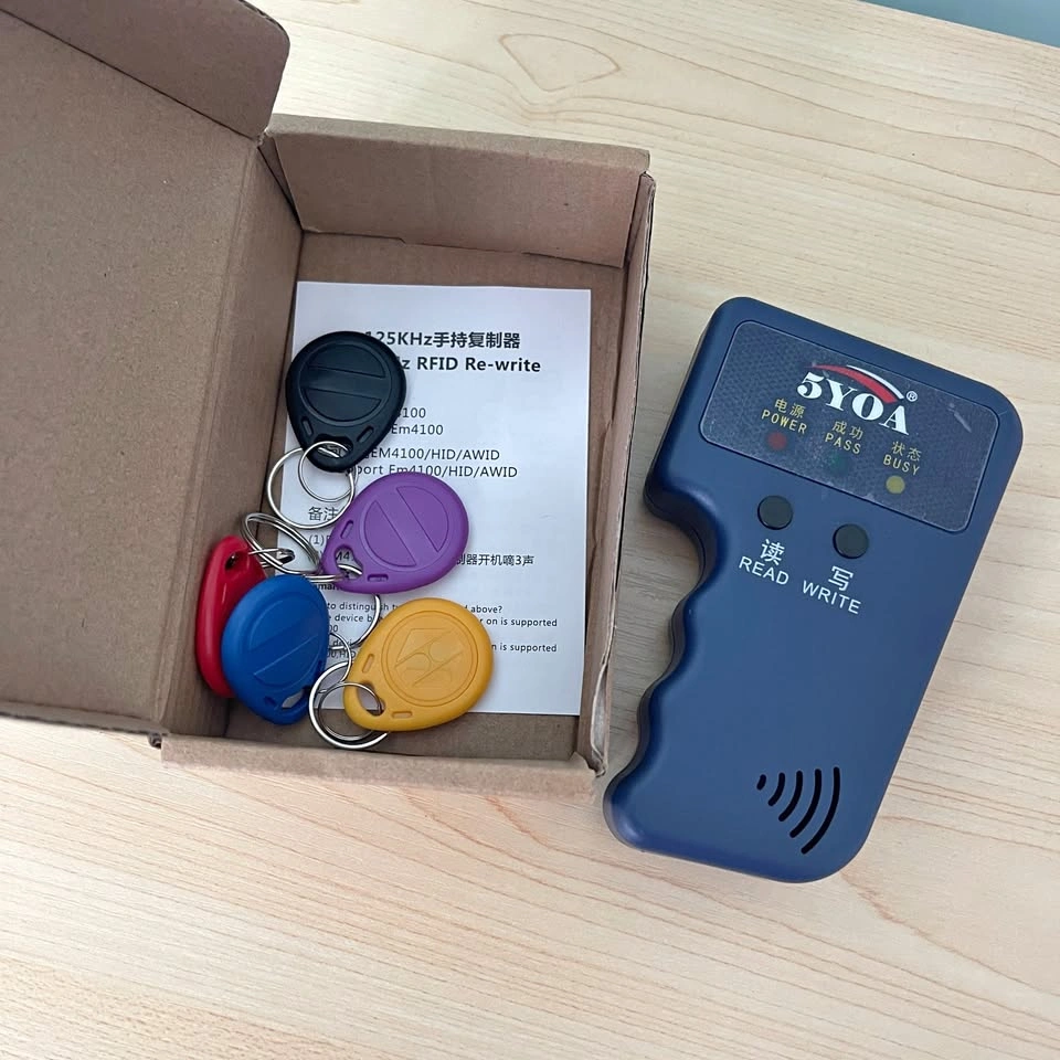 125KHz RFID Reader Writer + Rewritable Key Fobs