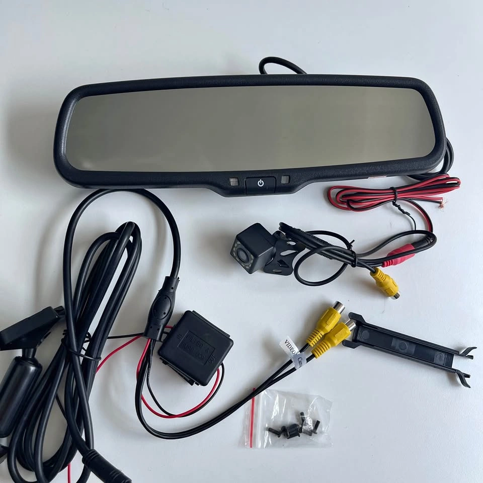 Rear View Backup Mirror / Monitor - RED WOLF 4.3" Anti-glare