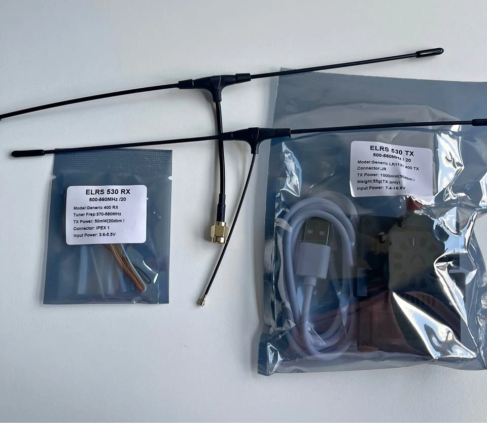 ELRS 530MHz Long Range FPV Drone RC Kit – 1000mW TX/RX Set