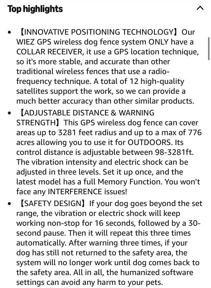 GPS Wireless Dog Fence System - WIEZ D020 - Like New - photo 4