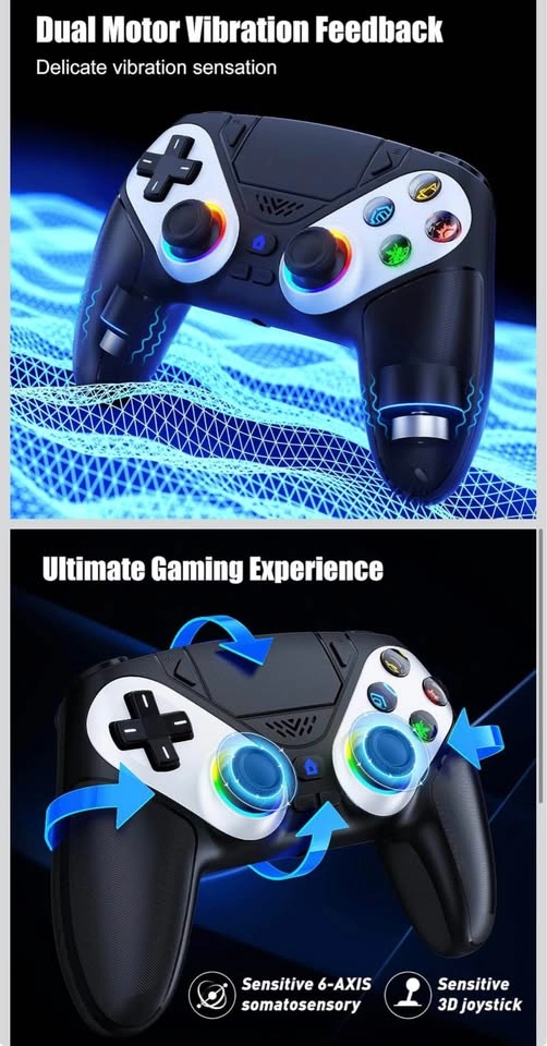 LED Wireless Controller for PS5, PC, Macbook - photo 5