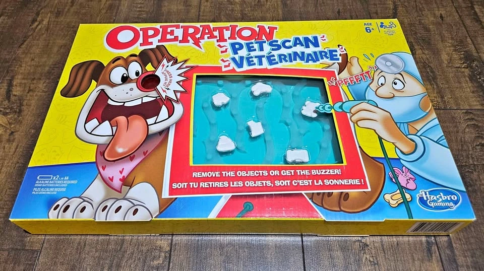 Hasbro Operation Pet Scan Board Game Age 6+