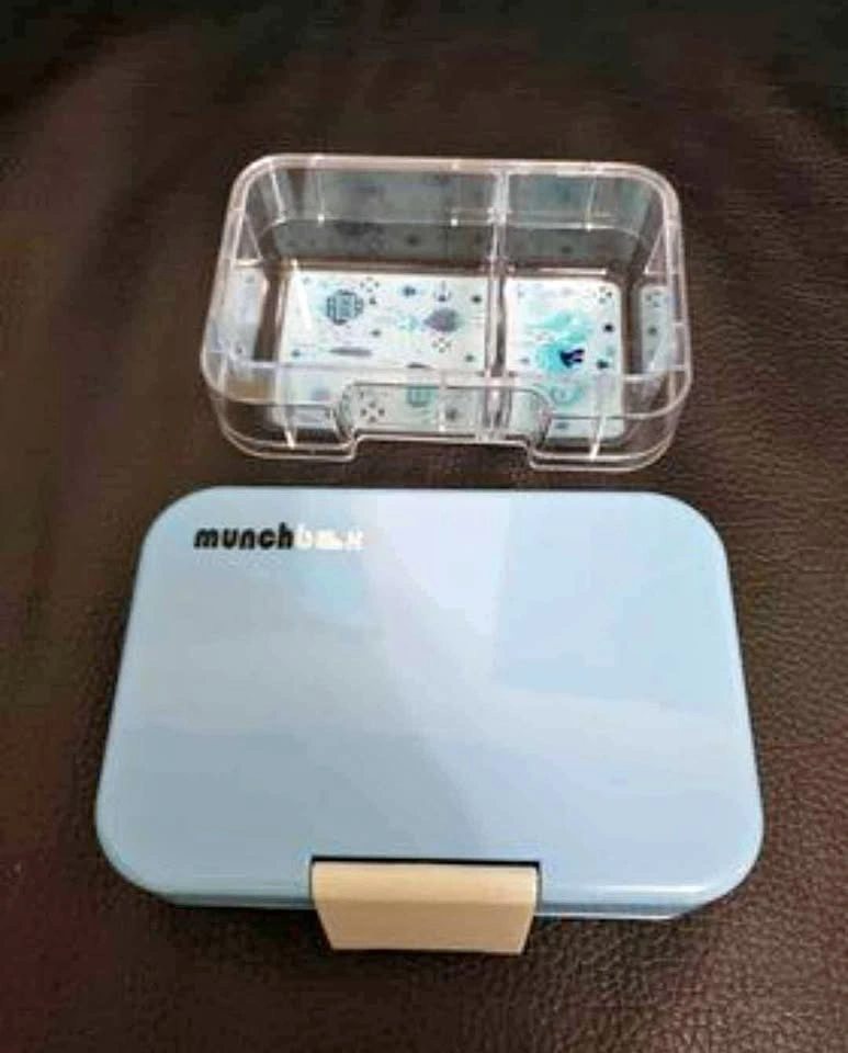Munchbox Munchi snack LUNCH / BENTO BOX: blue storm + extra free