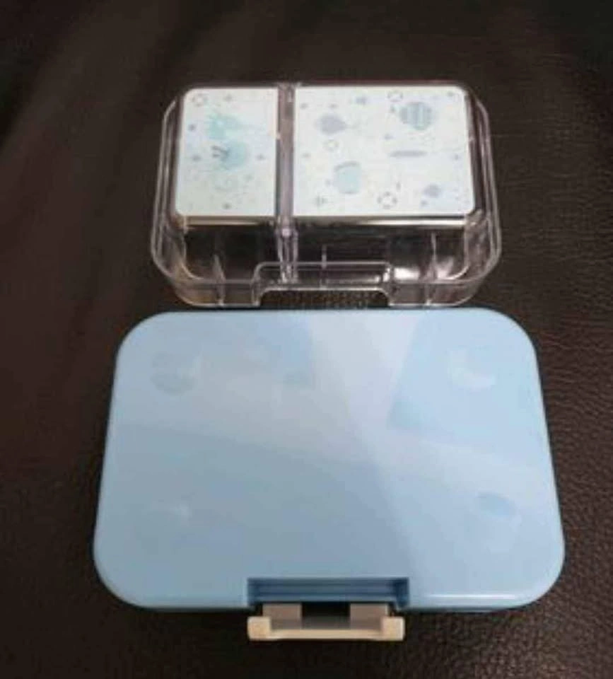 Munchbox Munchi snack LUNCH / BENTO BOX: blue storm + extra free - photo 3
