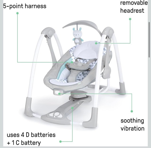 INGENUITY COVERT ME BABY SWING - photo 4