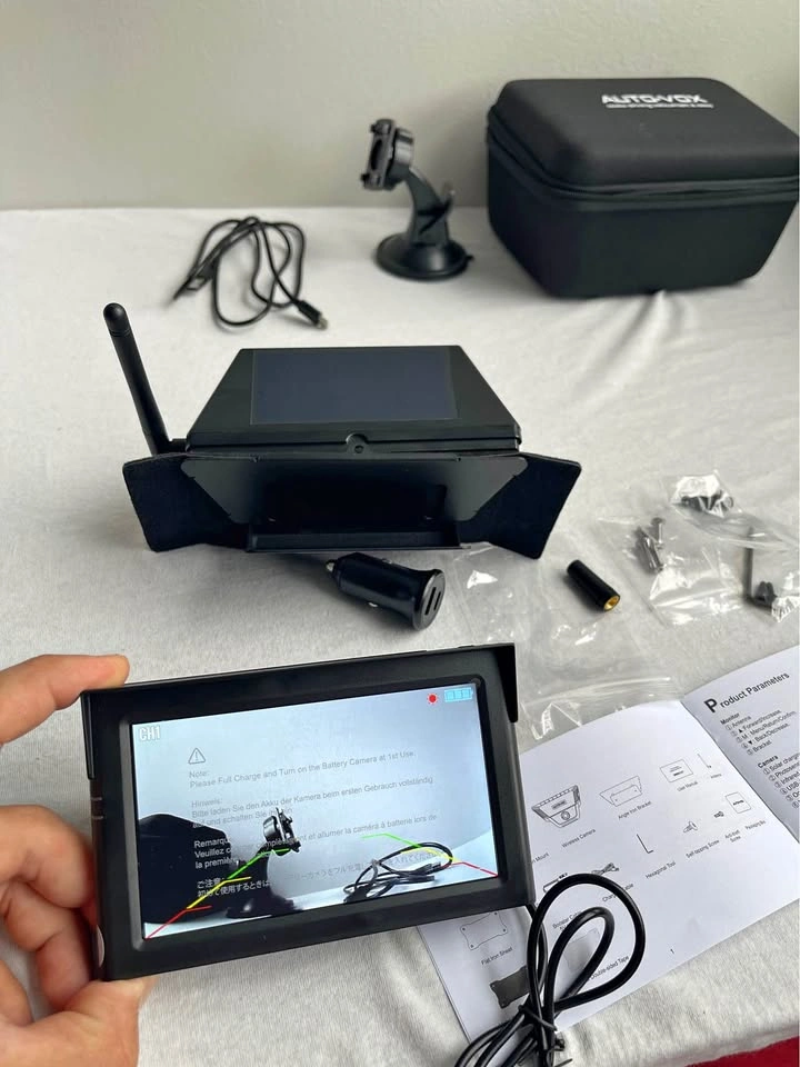 Wireless Solar Backup Camera for Truck, SUV, RV