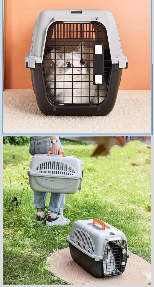 Plastic Pet carrier (Small dog or cat) 18.9x12.6x12.6 Inch - photo 4