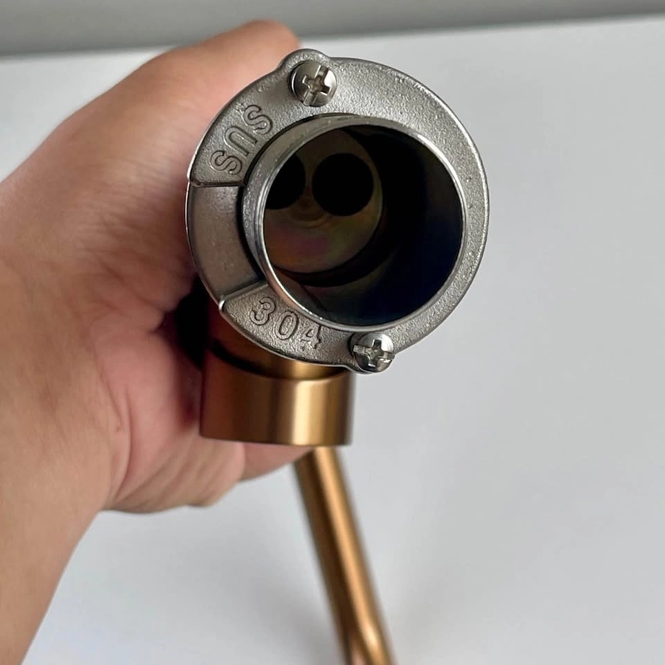 New Modern Brushed Gold Kitchen Faucet - Hot & Cold - photo 4