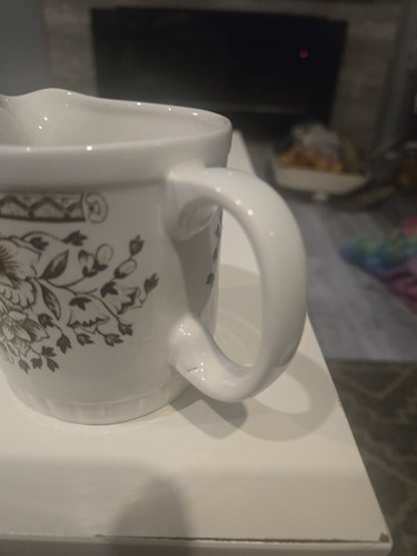Vintage EIT Kew Gardens Brown Ironstone Creamer and Tea Cup Sauc - photo 4