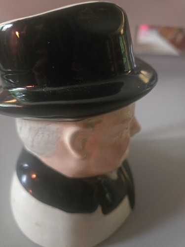 Vintage Sylvac Churchill Character Jug 4476 Toby Mug 4.5" - photo 5