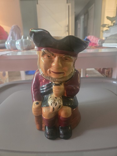 Vintage Staffordshire Shorter & Son Scottie Large 8" Toby Jug