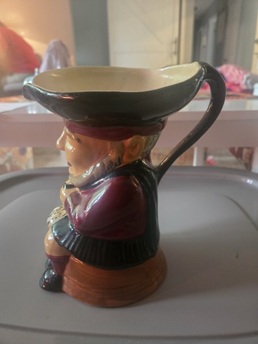 Vintage Staffordshire Shorter & Son Scottie Large 8" Toby Jug - photo 4