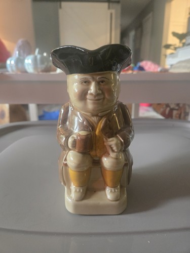 Vintage Tony Wood Studio 82 Seated Gentleman Toby Jug 6”