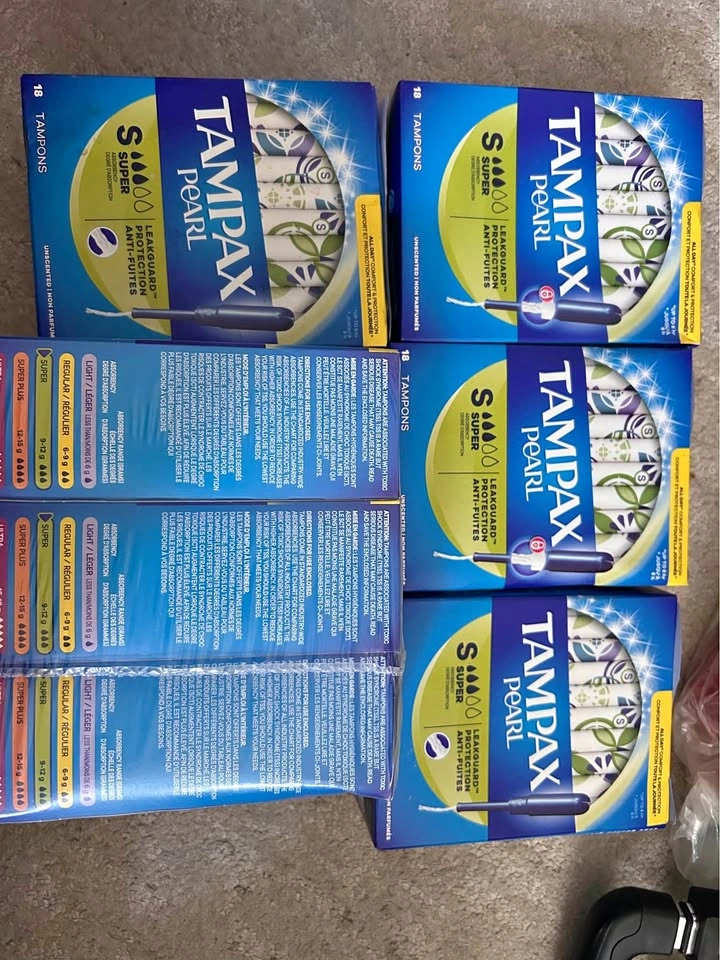 Tampax Pearl and Compact Super Absorbency Tampons