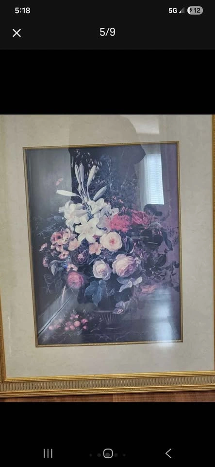 Magnificent Vintage Ren-Wil Floral Statement Art – Moving Sale - photo 4