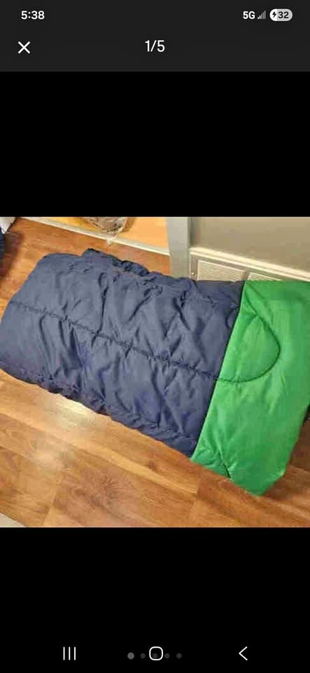 Woods Sleeping Bag – 100% cotton lining, Adult size