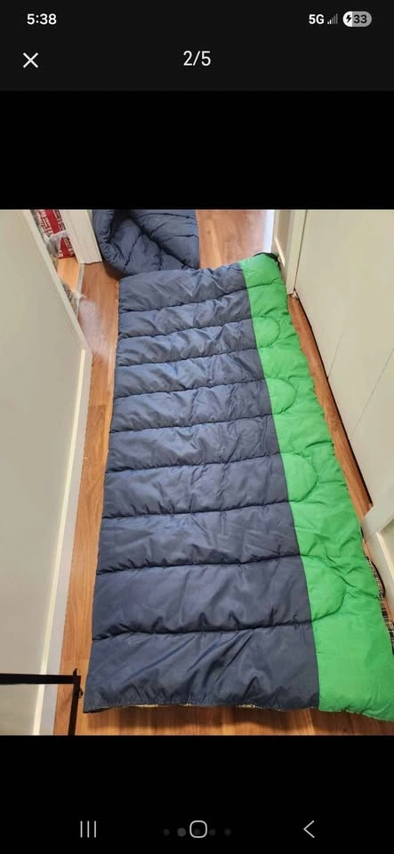 Woods Sleeping Bag – 100% cotton lining, Adult size - photo 2