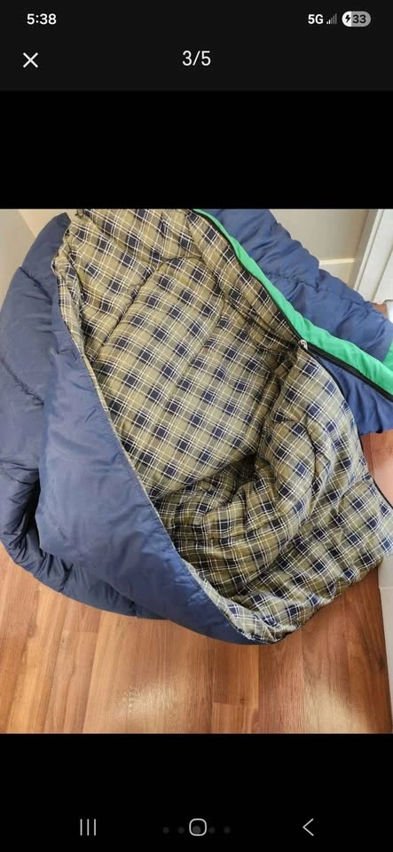 Woods Sleeping Bag – 100% cotton lining, Adult size - photo 3