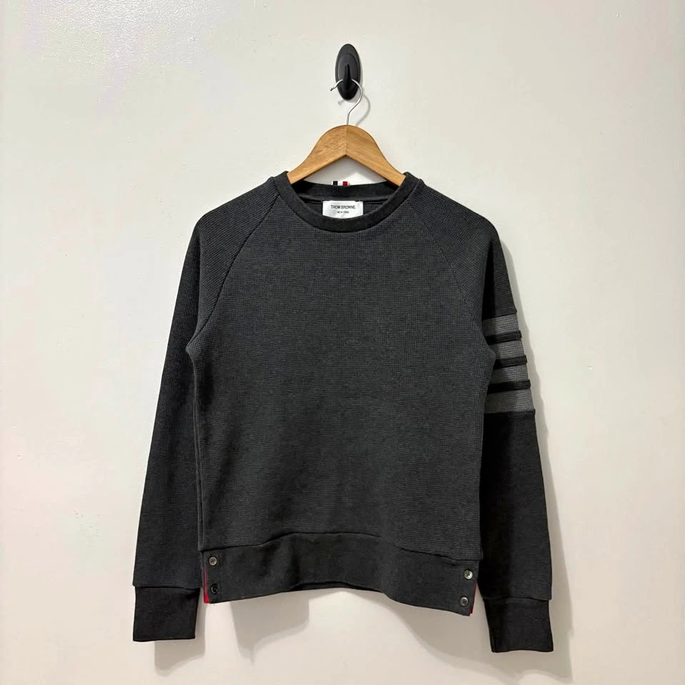 Thom Browne Waffle Knit Sweatshirt