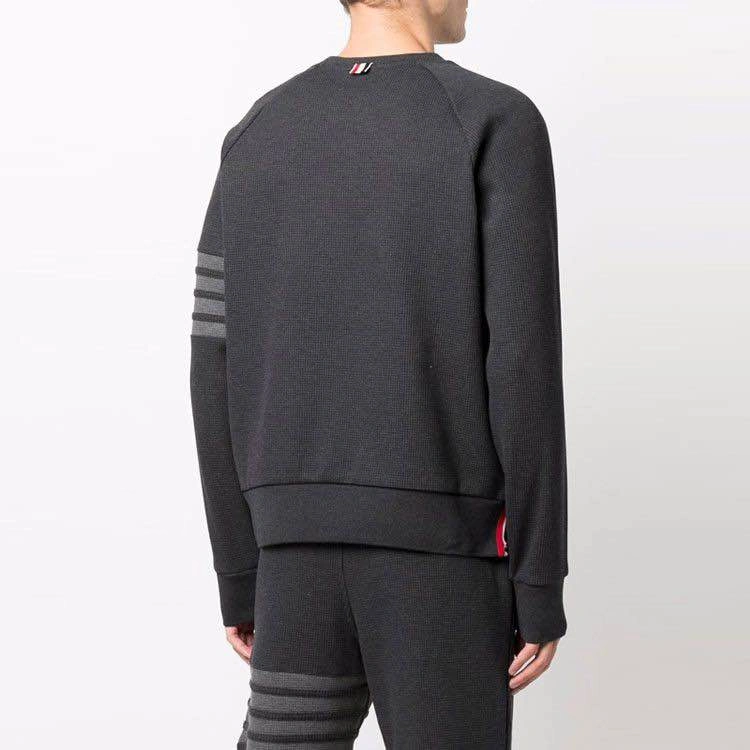 Thom Browne Waffle Knit Sweatshirt - photo 3