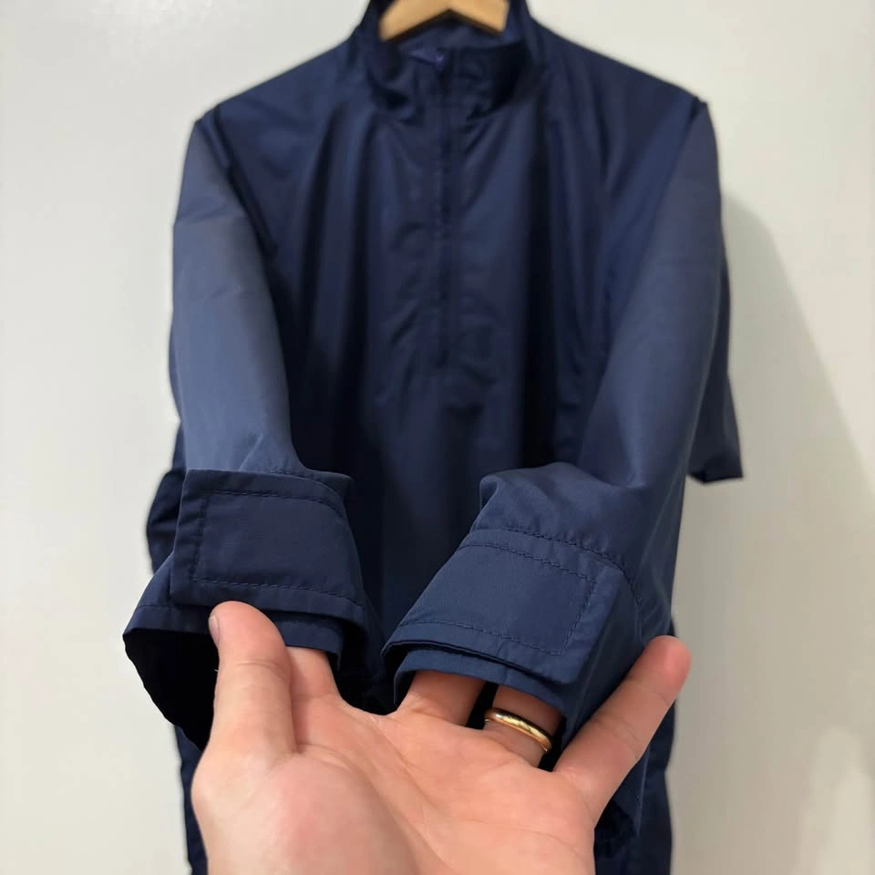 Polo Golf Navy Blue 1/4 Zip Windbreaker Jacket - photo 5