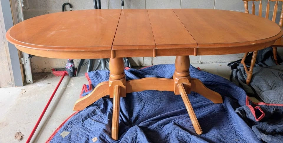 Solid wood extendable Dining table - photo 2