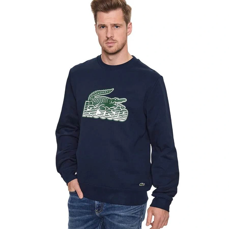 Lacoste Graphic Logo Crewneck Sweatshirt - photo 2