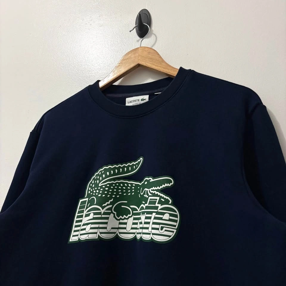 Lacoste Graphic Logo Crewneck Sweatshirt - photo 3