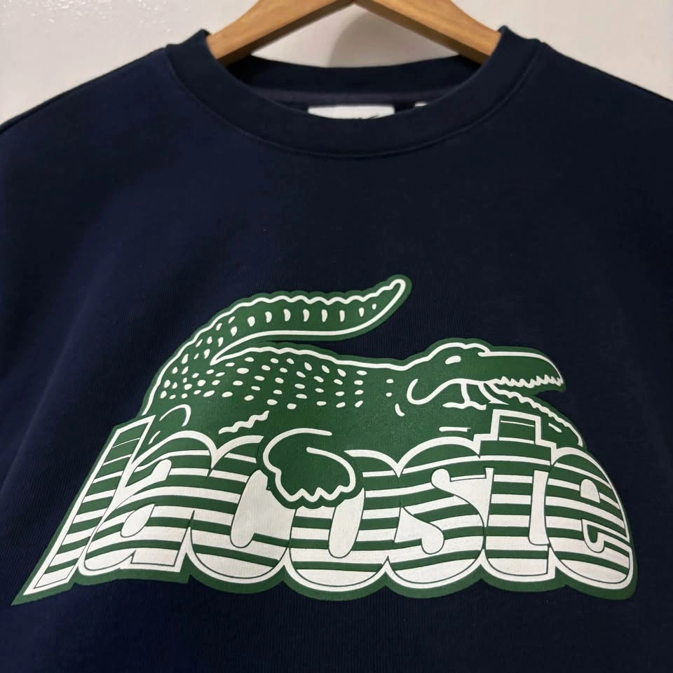 Lacoste Graphic Logo Crewneck Sweatshirt - photo 4
