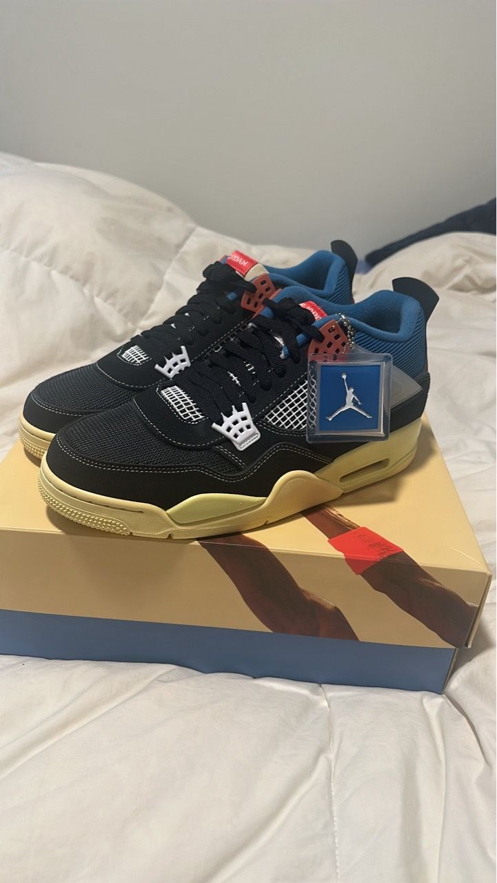 Air Jordan 4 Union Off Noir Sneaker - photo 2