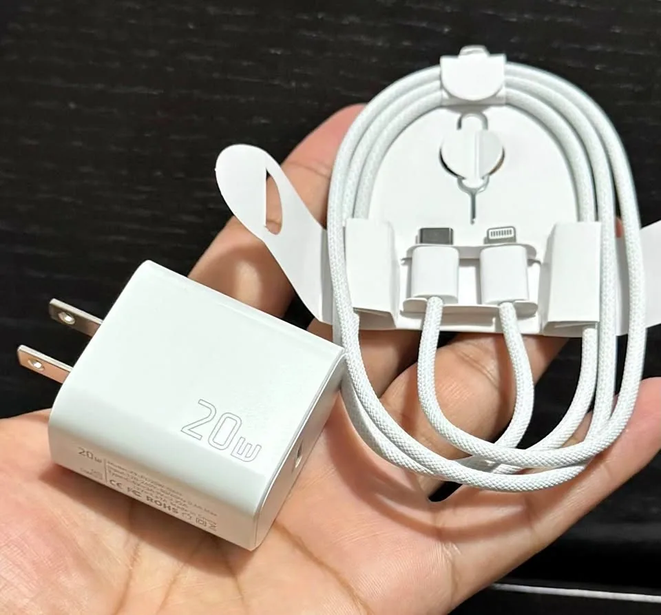 20W USB-C Fast Charger with Lightning Cable