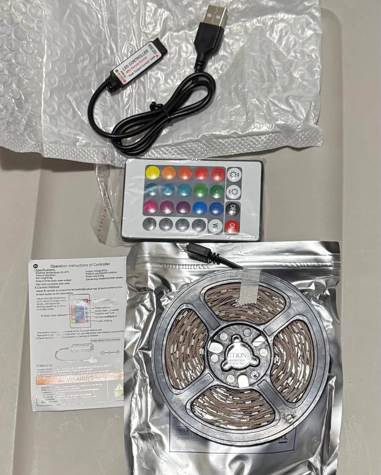10 meter 32ft LED lights RGB with remote *NEW* - photo 4