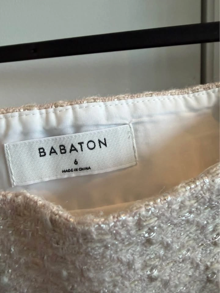 Aritzia Babaton tweed mini skirt 6 - photo 2