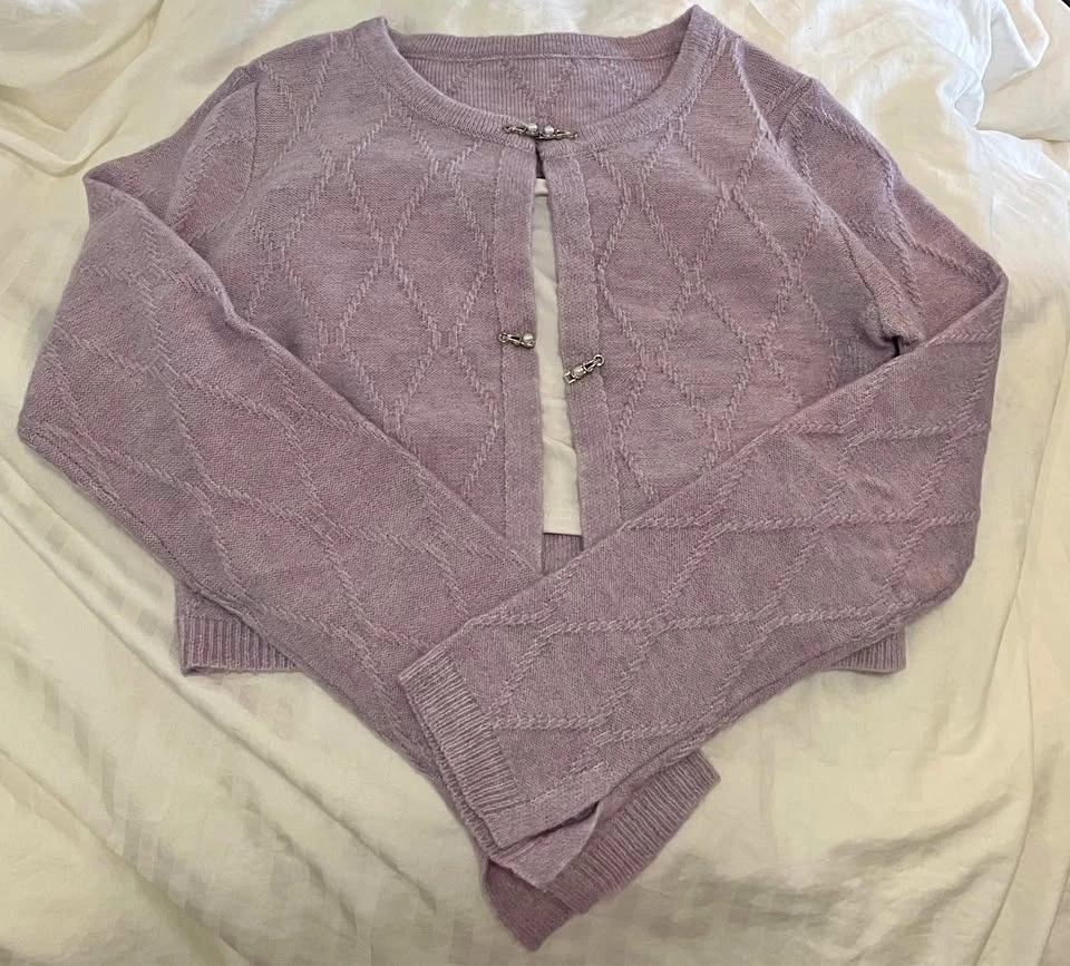 Cider cable knit cardigan