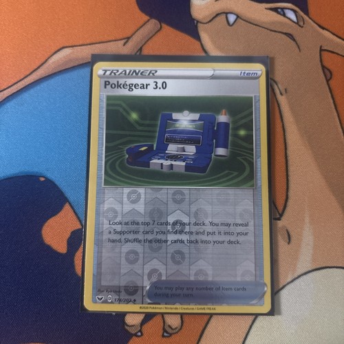 Pokegear 3.0 174/202 Pokemon Sword & Shield Reverse Holo NM - photo 3