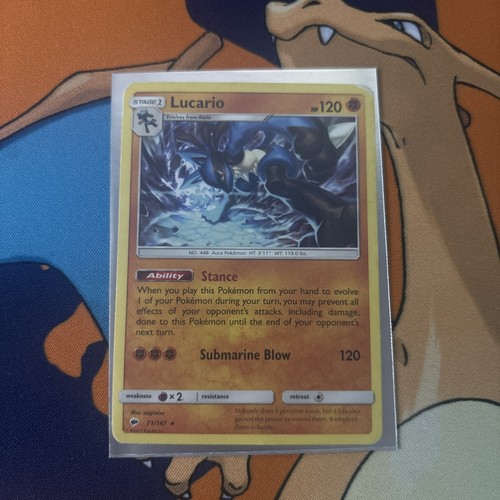 Lucario 71/147 Sm-Burning Shadows HP 2017 - photo 3