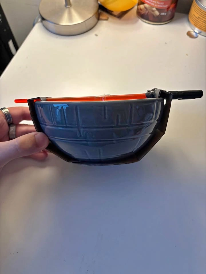 Star wars death star ramen bowl
