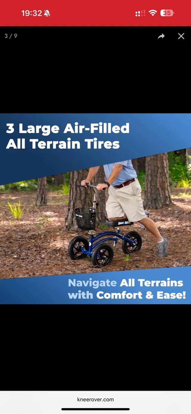 Knee Rover All Terrain Knee scooter / walker image indicator(2)