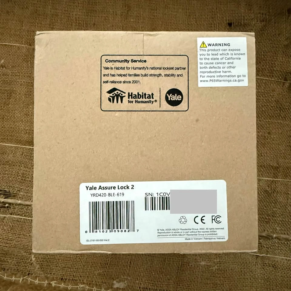 BNIB Yale Assure Lock 2 Touchscreen with Bluetooth - photo 3