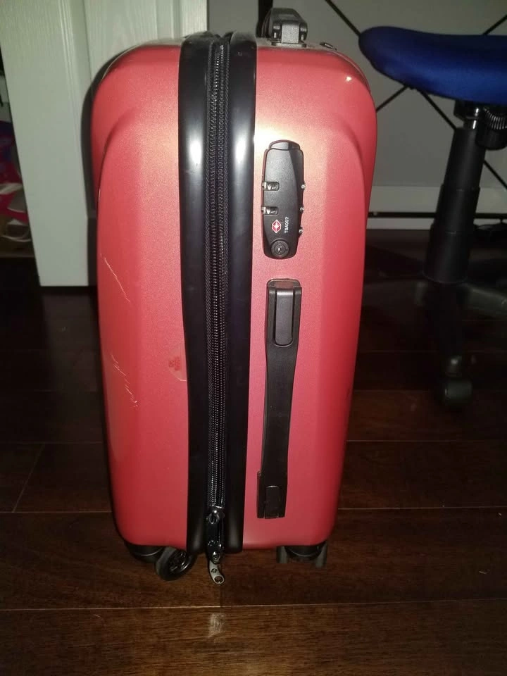 Carry-on Size Suitcase Pink/Orange - photo 2