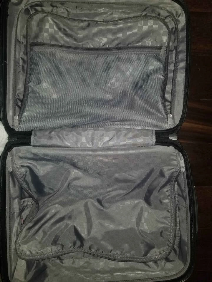 Carry-on Size Suitcase Pink/Orange - photo 4