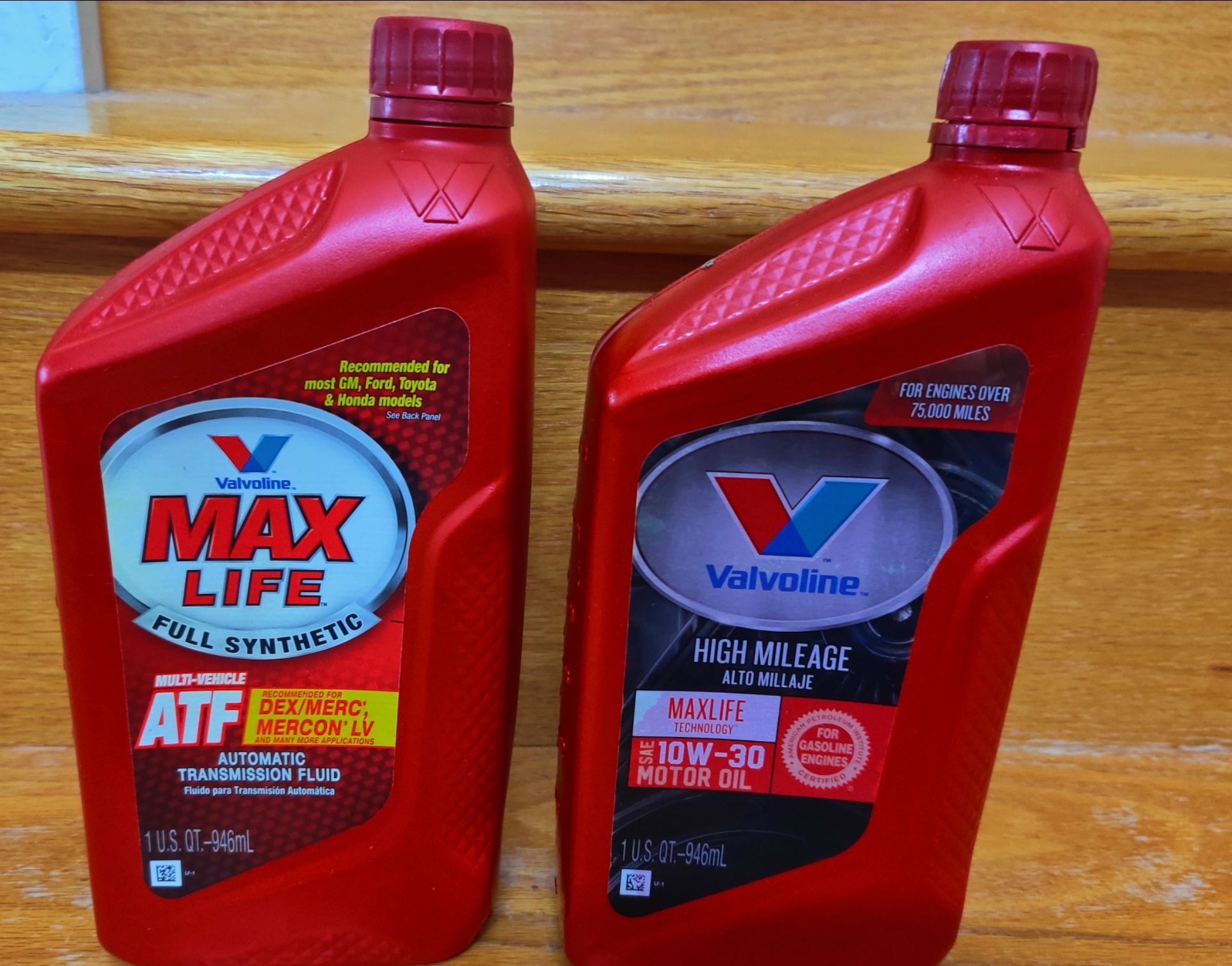 Valvoline ATF & 10W-30 Motor Oil Bundle