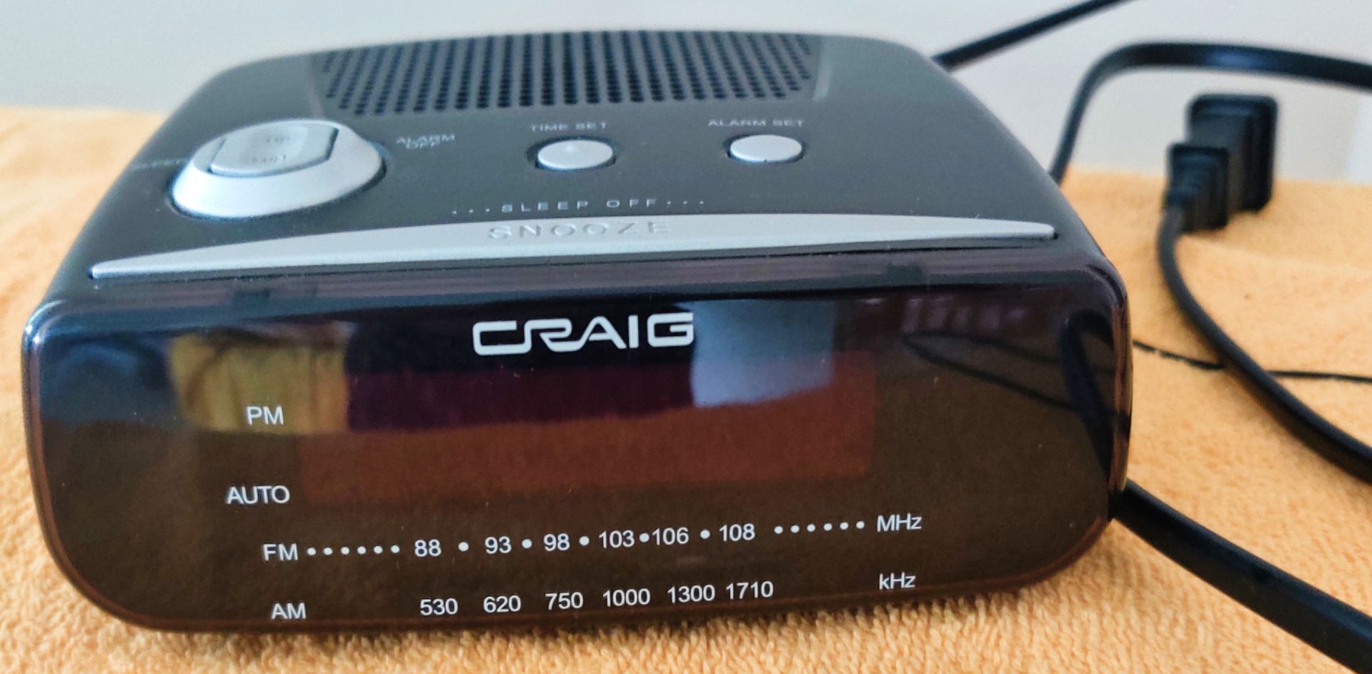 Craig AM/FM Alarm Clock Radio