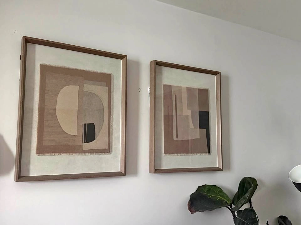 Set of 2 Framed Wall Art – Like New