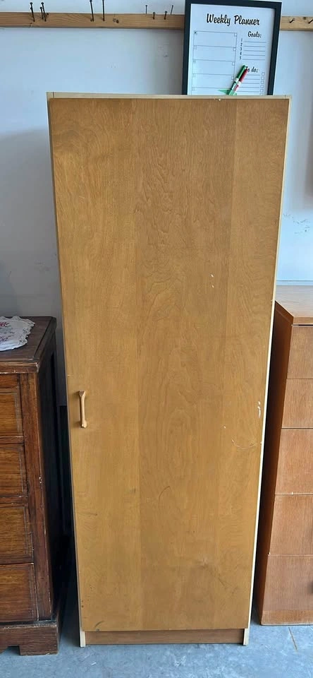 Modern Single-Door Utility Wardrobe / Standing Closet