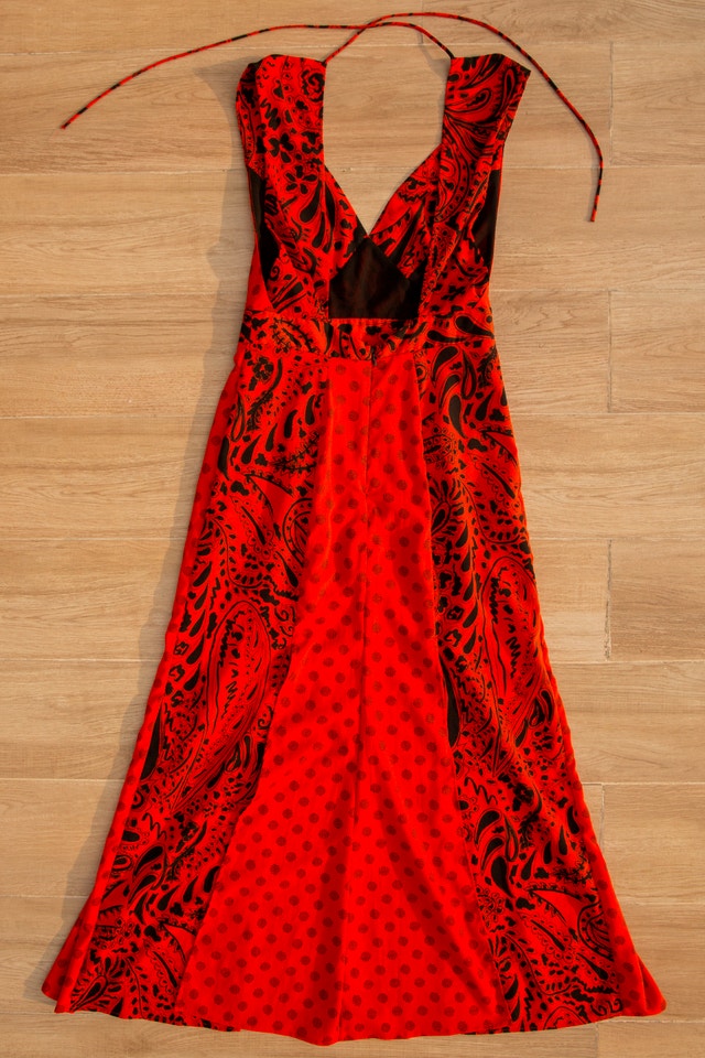 Topshop Red Paisley Dress - photo 2