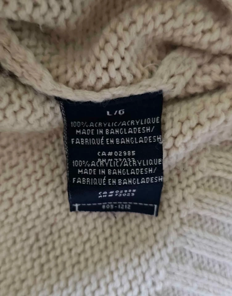 Bluenotes Unisex Knit Hooded Sweater - Large - photo 3